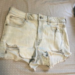 Cute short super stretch jean shorts